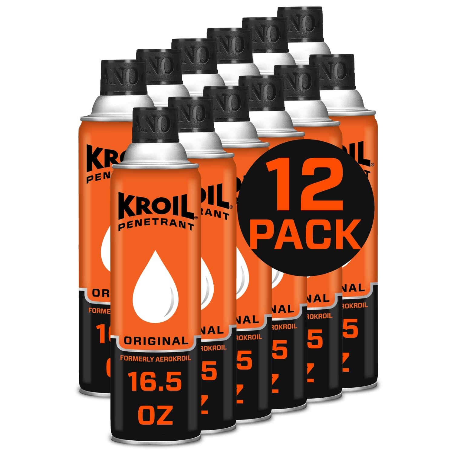 Kroil Original Penetrating Oil (Aerosol Spray-16.5oz Can-Case of 12)