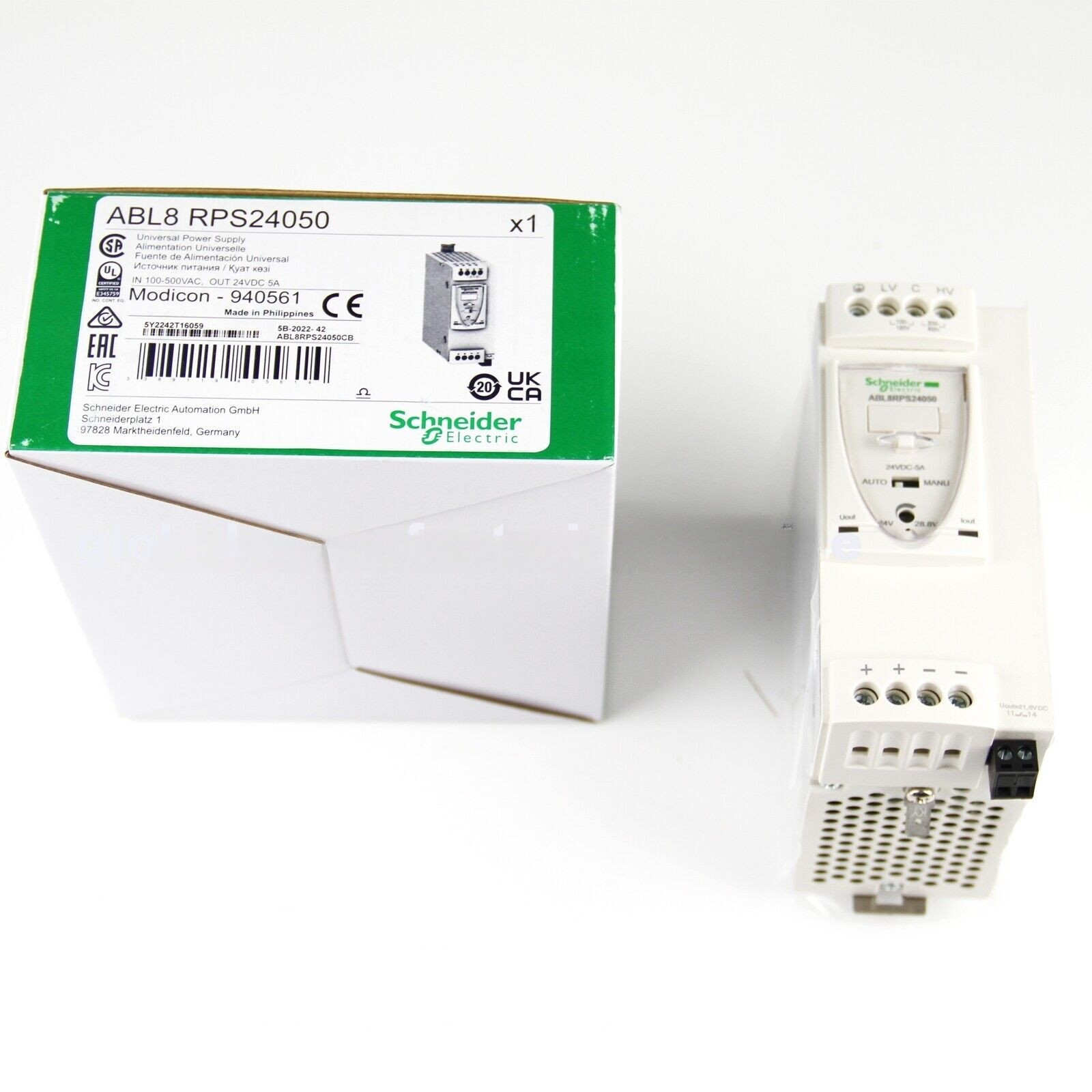 In Box ABL8RPS24050 24V 5A Power Supply US Free TAX