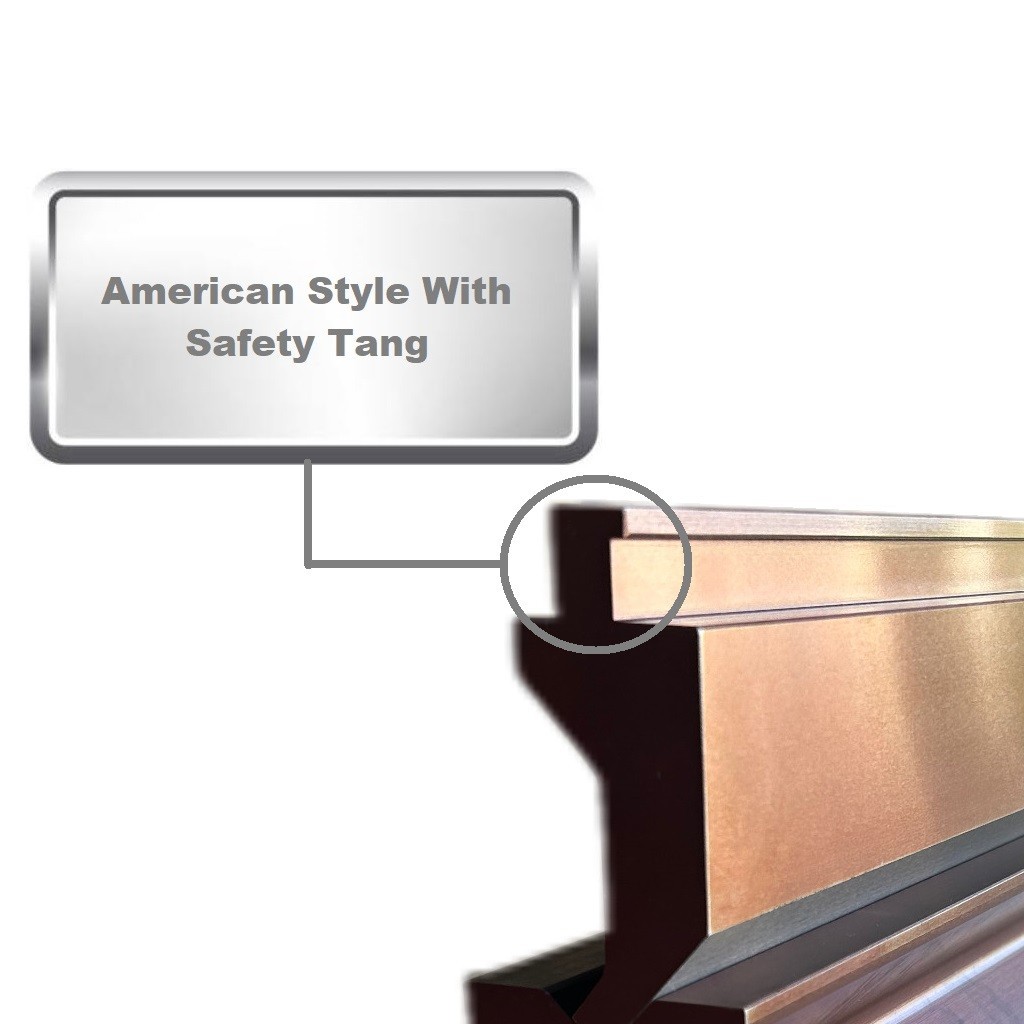 NEW 8 ft. American Type Press Brake Punch (Height: 3.03″) & 4-Way Die (2.36″sq)