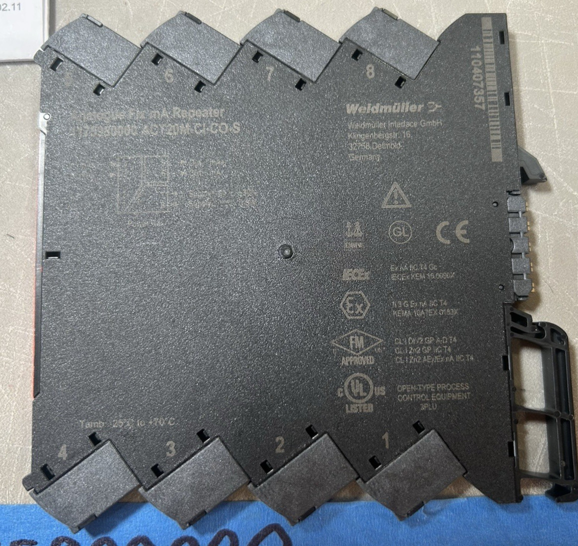NEW WEIDMULLER 1175980000 ACT20M-CI-CO-S Signal Transmitter