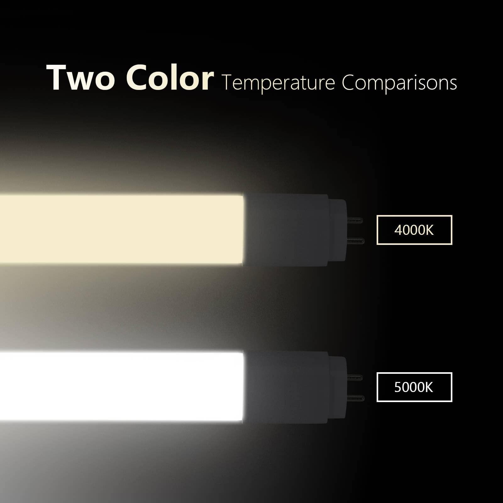 T8 T10 T12 Tube Light 3FT A+B 15W 1875LM, 36In Bulb Ballast Bypass or Dual-En…