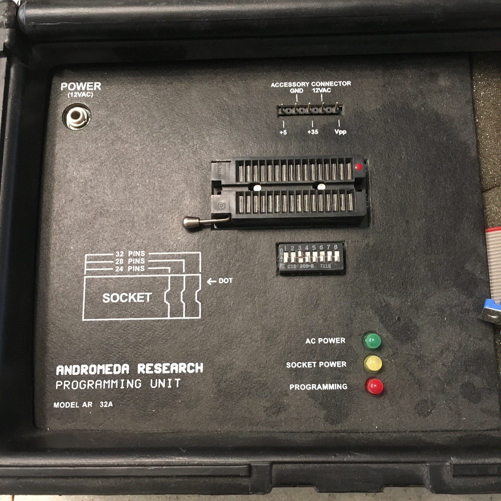 Andromeda Research AR-32A EPROM Programmer Unit No Power Supply EUC