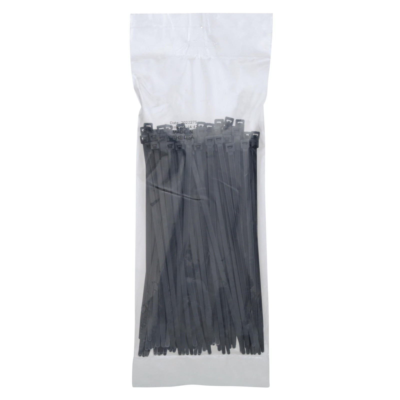 3M Cable Tie, Black, 50 lb Tensile Strength, 8″, Bag of 8″ BLACK 50 LB