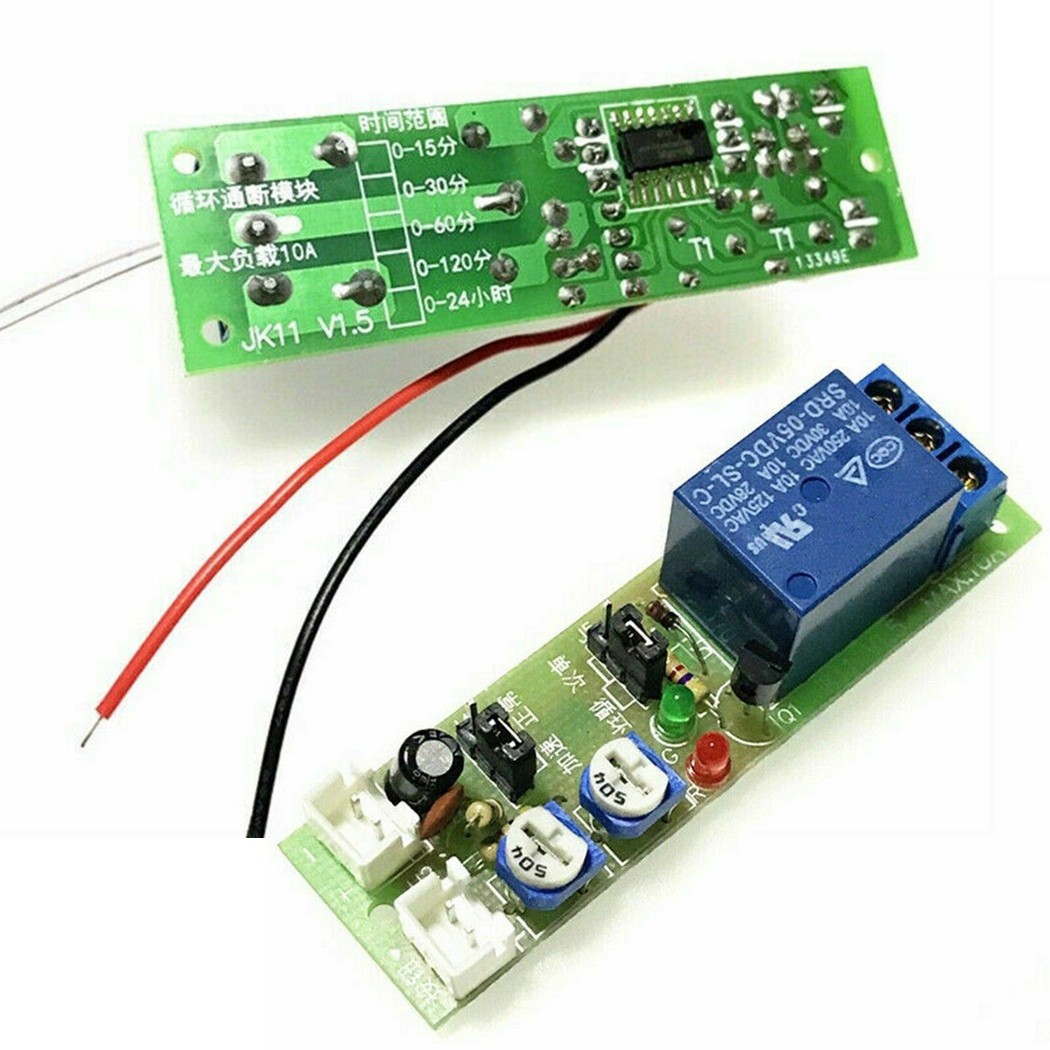 Adjustable Delay Timer Relay Module ON OFF Cycle ON OFF Module High Quality New