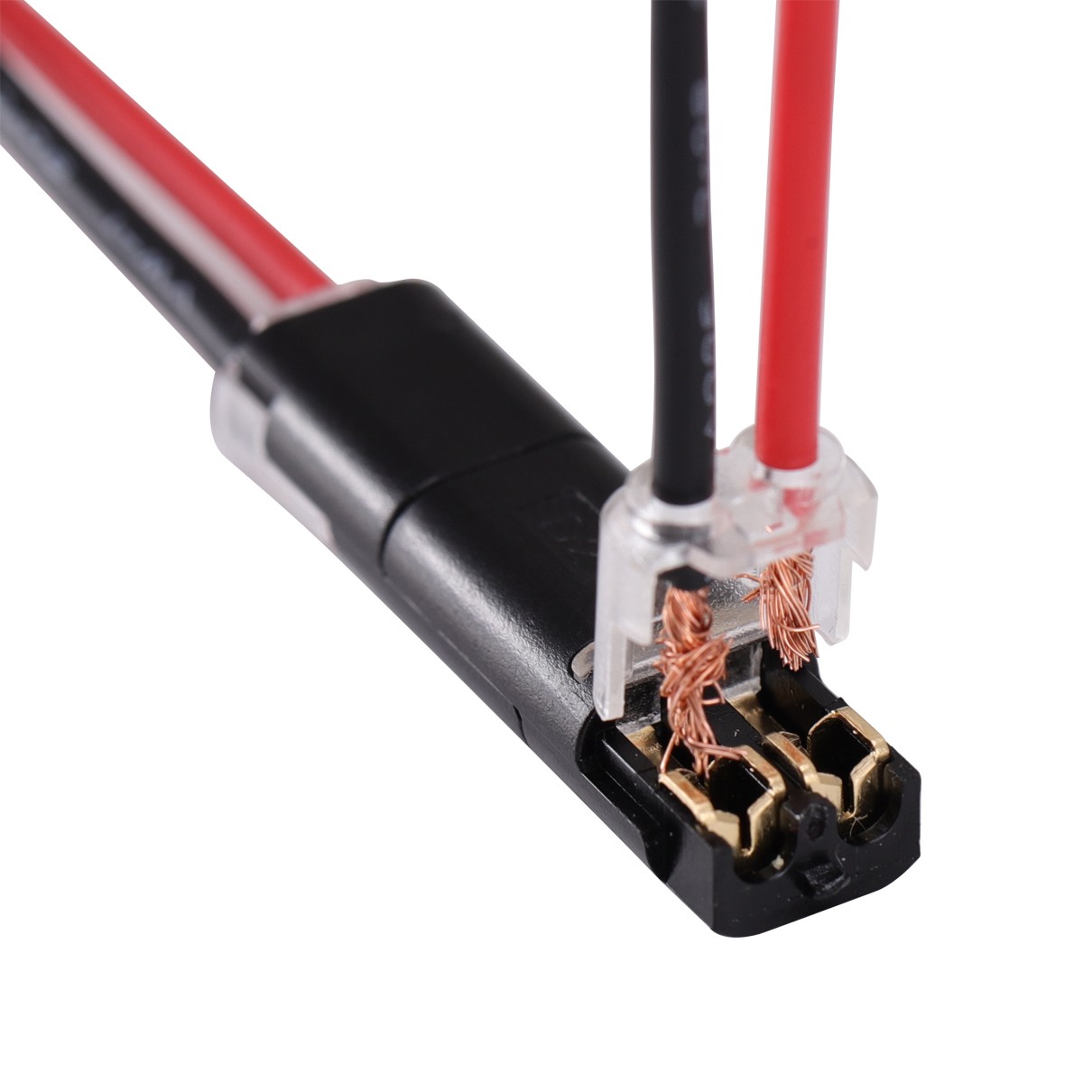 2 Pin Waterproof Electrical Connector Car Automotive Wire Plug Terminal LOT