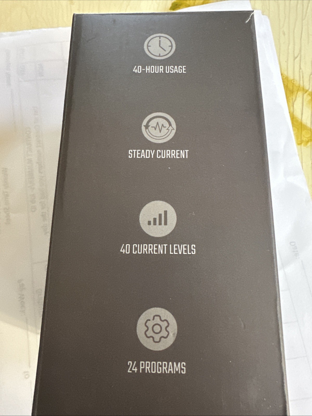 AVCOO 4-Channel TENS Unit Muscle Stimulator with Intuitive Buttons for Easy Use