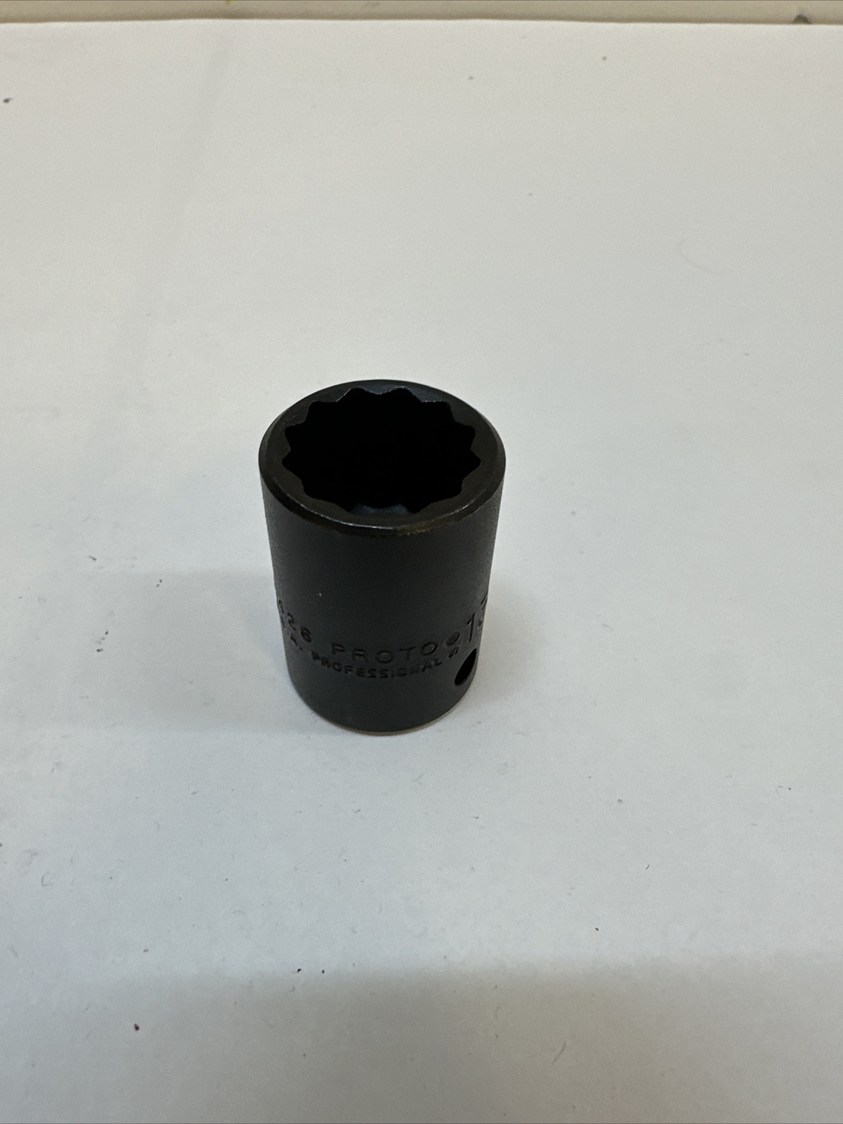 PROTO J7426 Impct Socket,Steel,Black Oxd,13/16 in 12pt