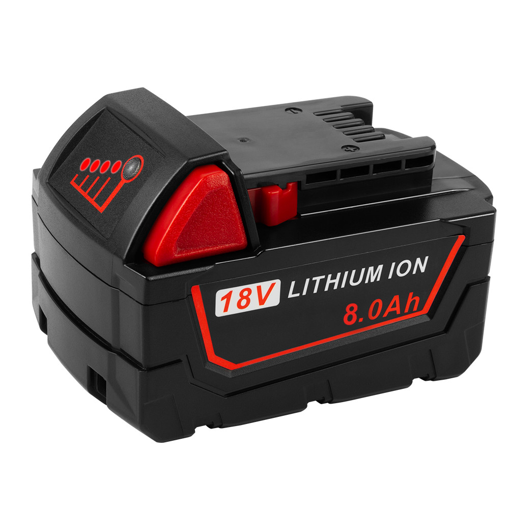 2PACK for M18 Battery Lithium Extended Capacity 8.0Ah For Milwaukee