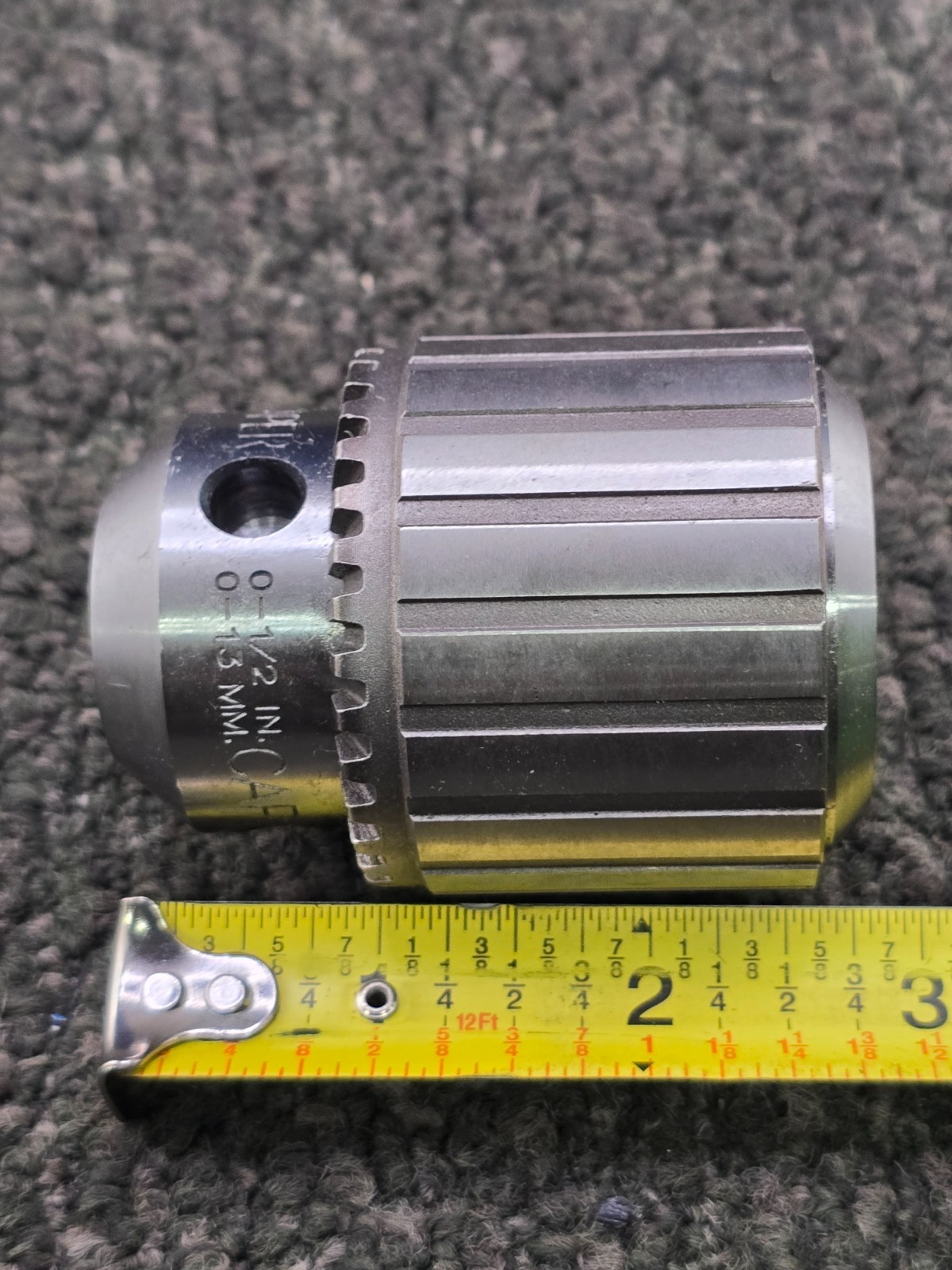 Jacobs 34-022 No. 2 Heavy-Duty Tapered Bearing Drill Chuck 0-1/2 inch Capacity