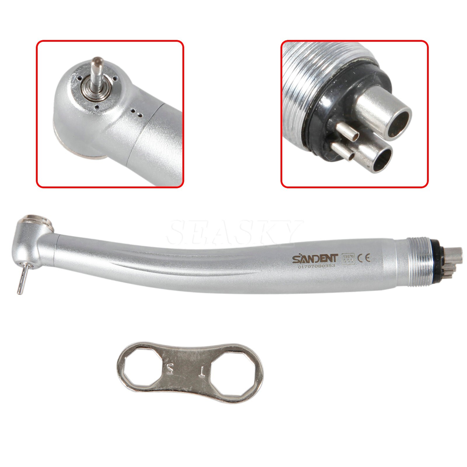 4x Nsk Style Dental high Handpiece Standard head Push Button 4 hole STNABM USA