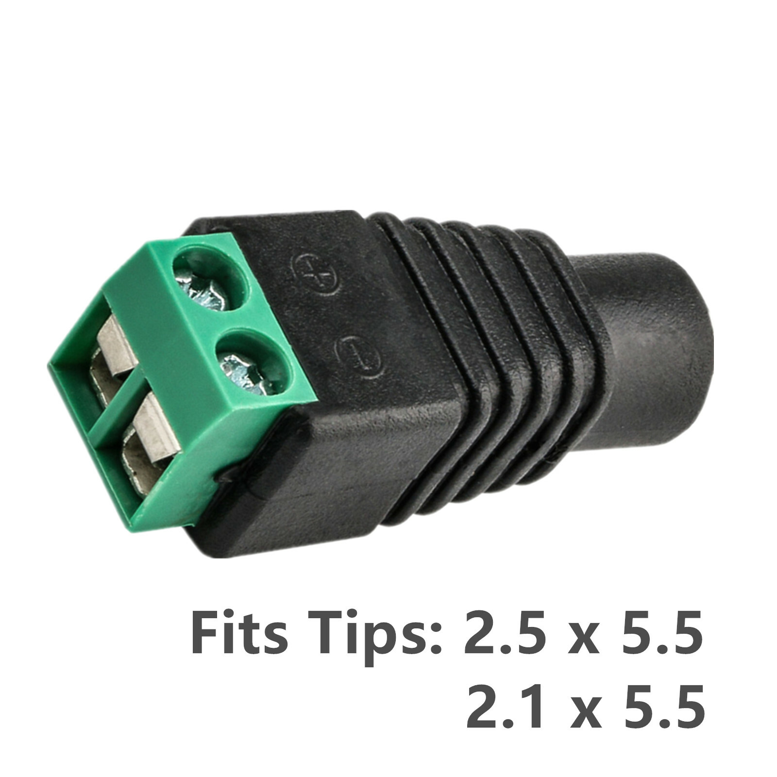 Kastar 5x 12V Female 2.5×5.5mm DC Power Plug Jack Adapter Connector for CCTV ZH