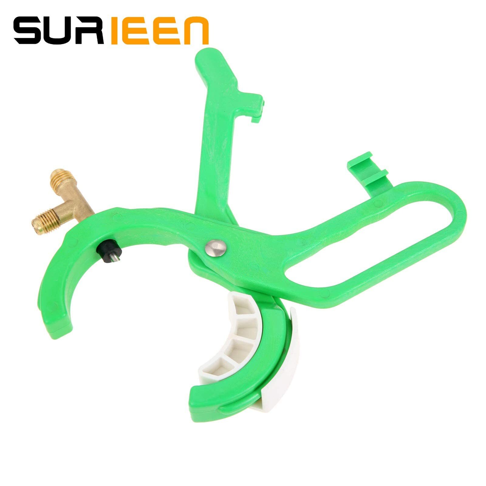 R134A R12 Side Can Tap, 3-in-1 Side Mount Can Tap Valve, 1/4» SAE 1/2» Thread