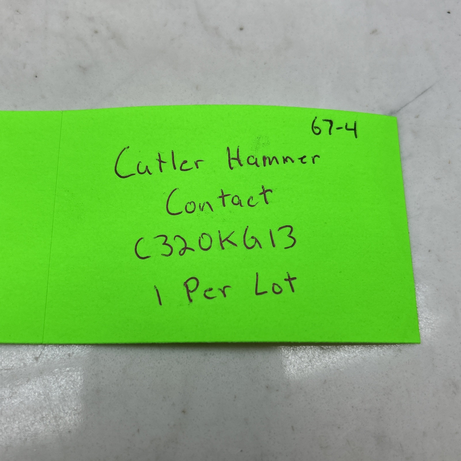 Cutler Hammer Eaton C320KG13 Side Auxiliary Interlock Contact 1 NO – 1 NC