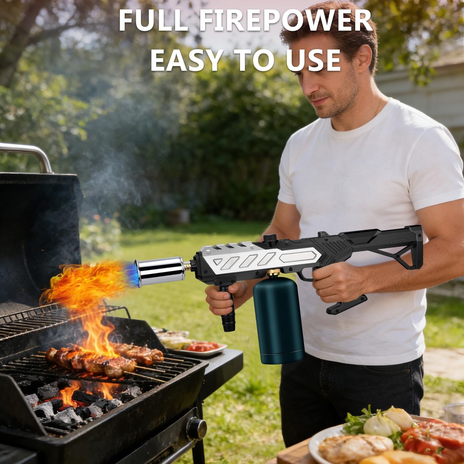 Powerful Propane Torch with Detachable Design, Adjustable Option 1
