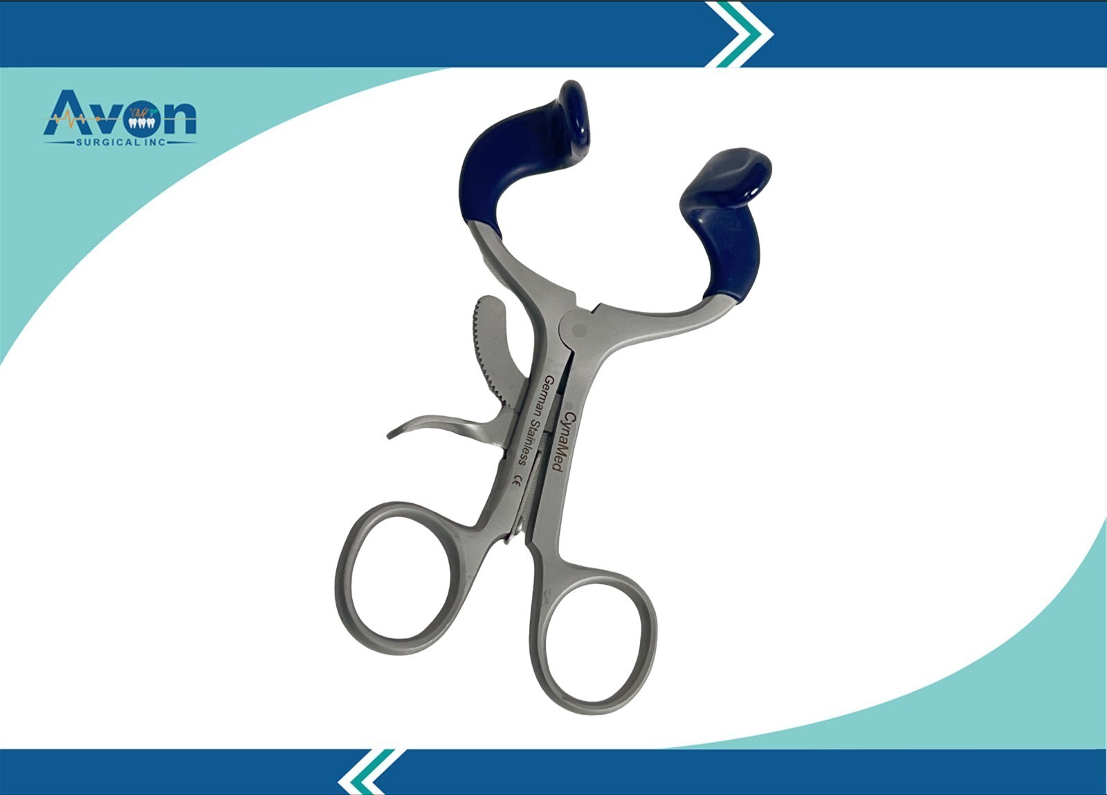 3PK – Molt Mouth Gag Retractor w/ Silicone Tips 3.5″ 4.5″ 5.5″ German Stainless