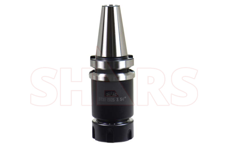 SHARS 2 PC BT30 ER25 TOOL HOLDER 3.54“/90MM & 5.31″/135mm COLLET CHUCK .0001 S[