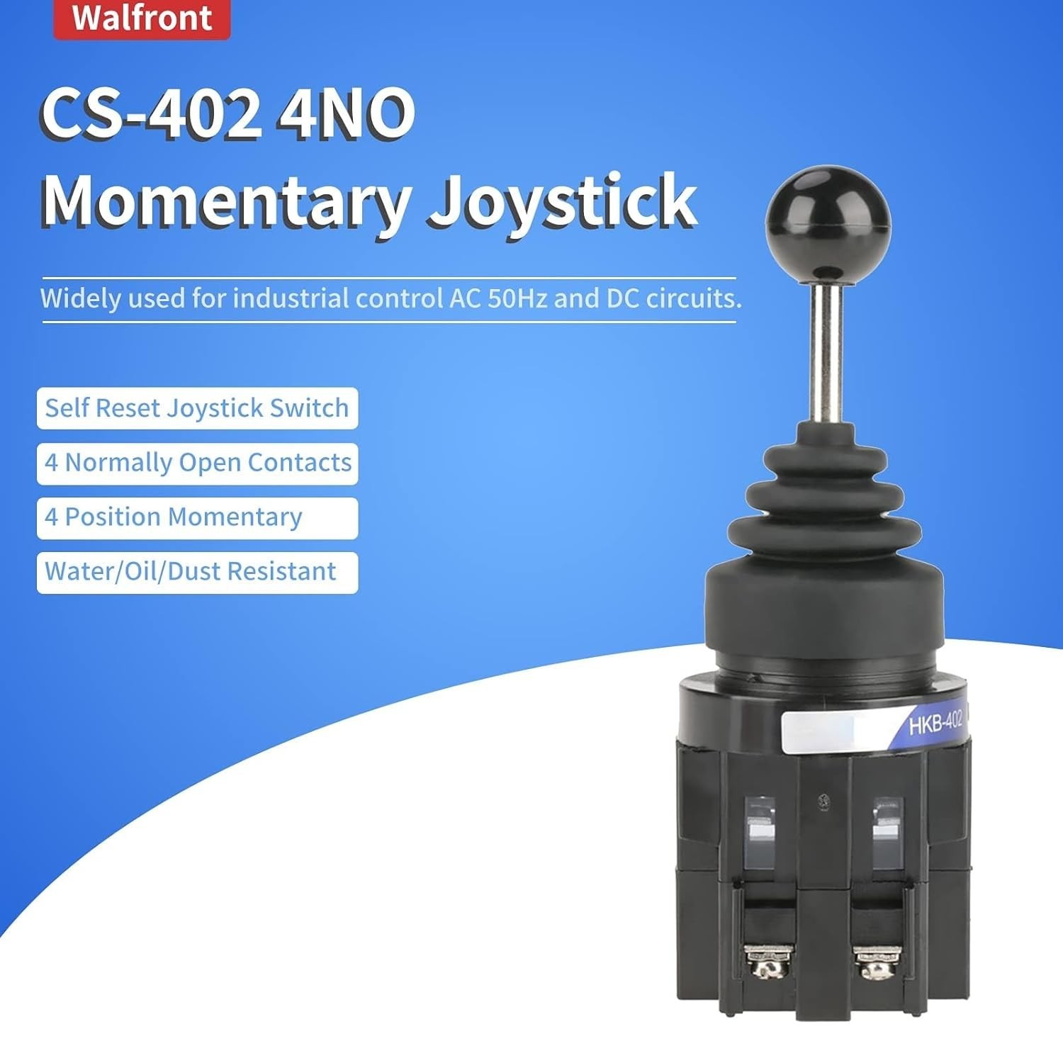 4NO 4 Position Joystick Switch 4 Way Momentary Return 30mm Monolever Joystick…