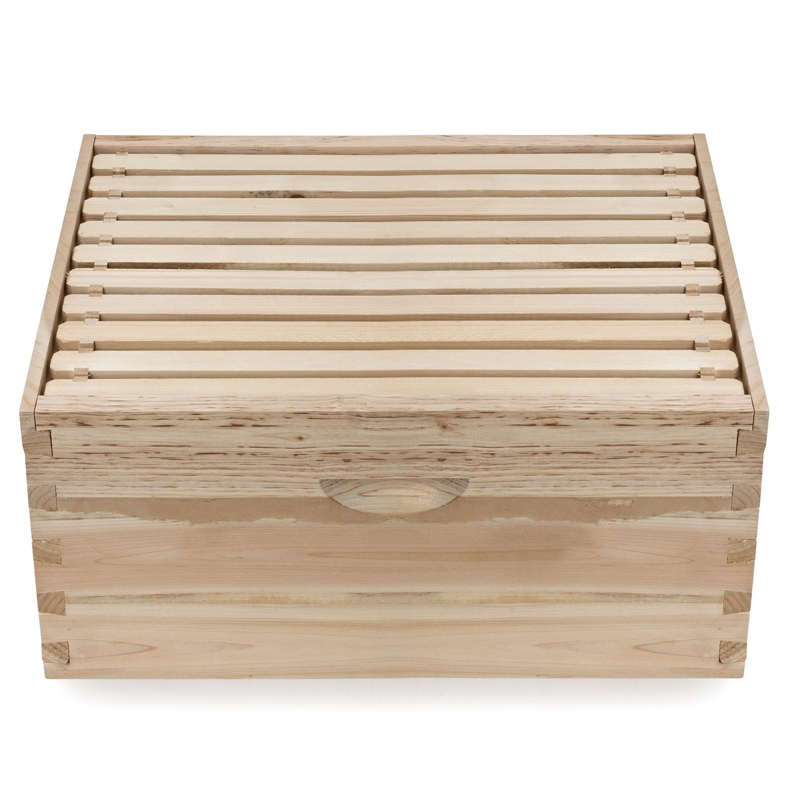 Beehive 10 Frame Super Box Deep Wood Kit Langstroth Beekeeping Honey
