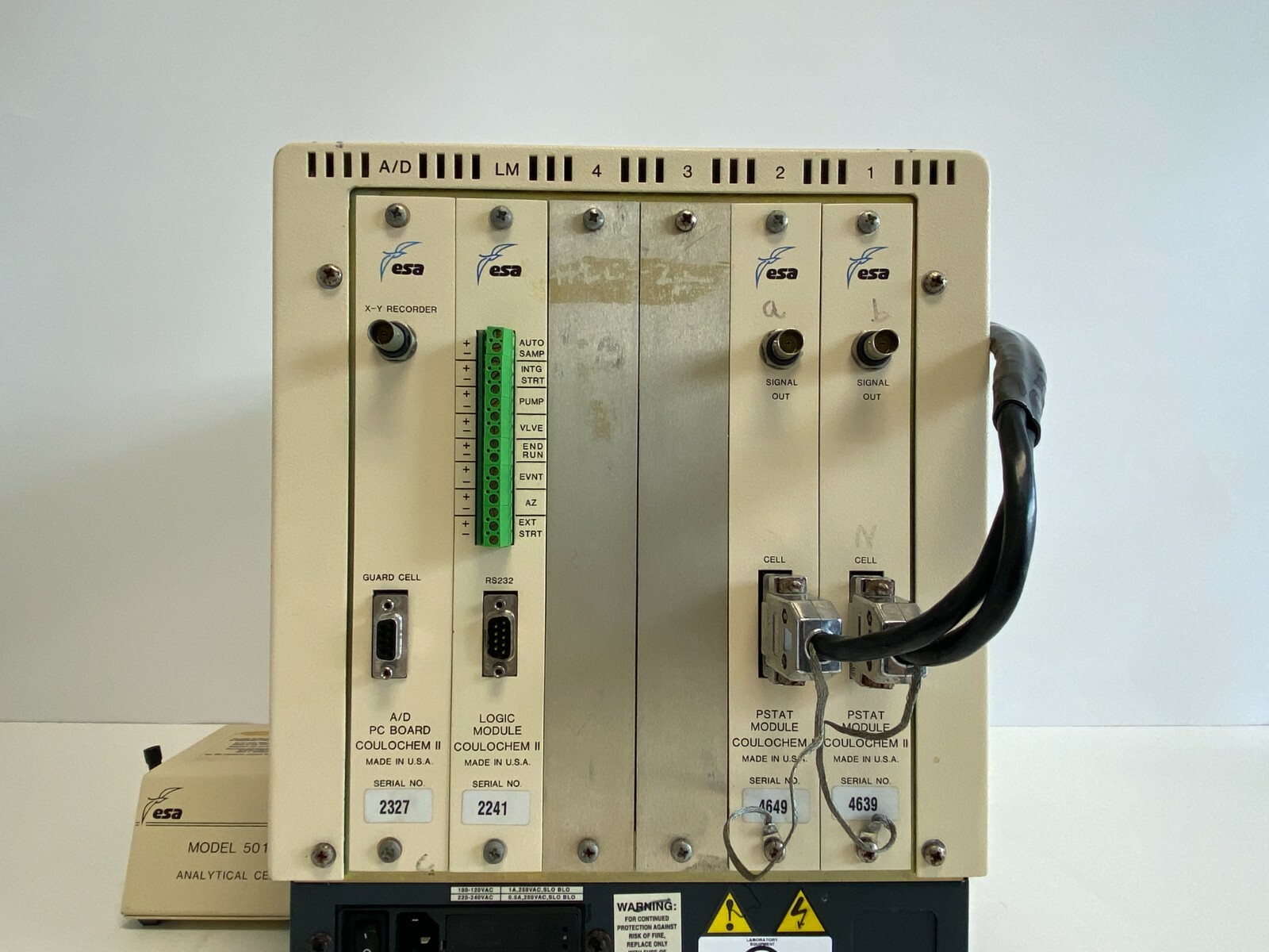 ESA COULOCHEM II 5200A Electrochemical Detectorw/ 5010 Analytical Cell