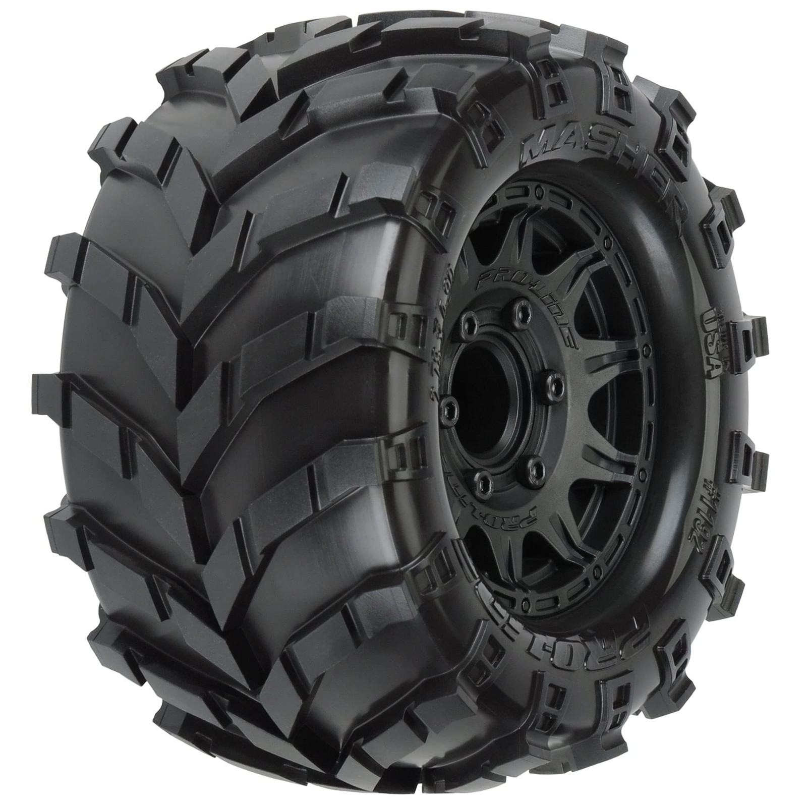 Pro-Line Racing Masher 2.8 Mtd Raid Black 6X30 F/R Pro119210 Rc Tire