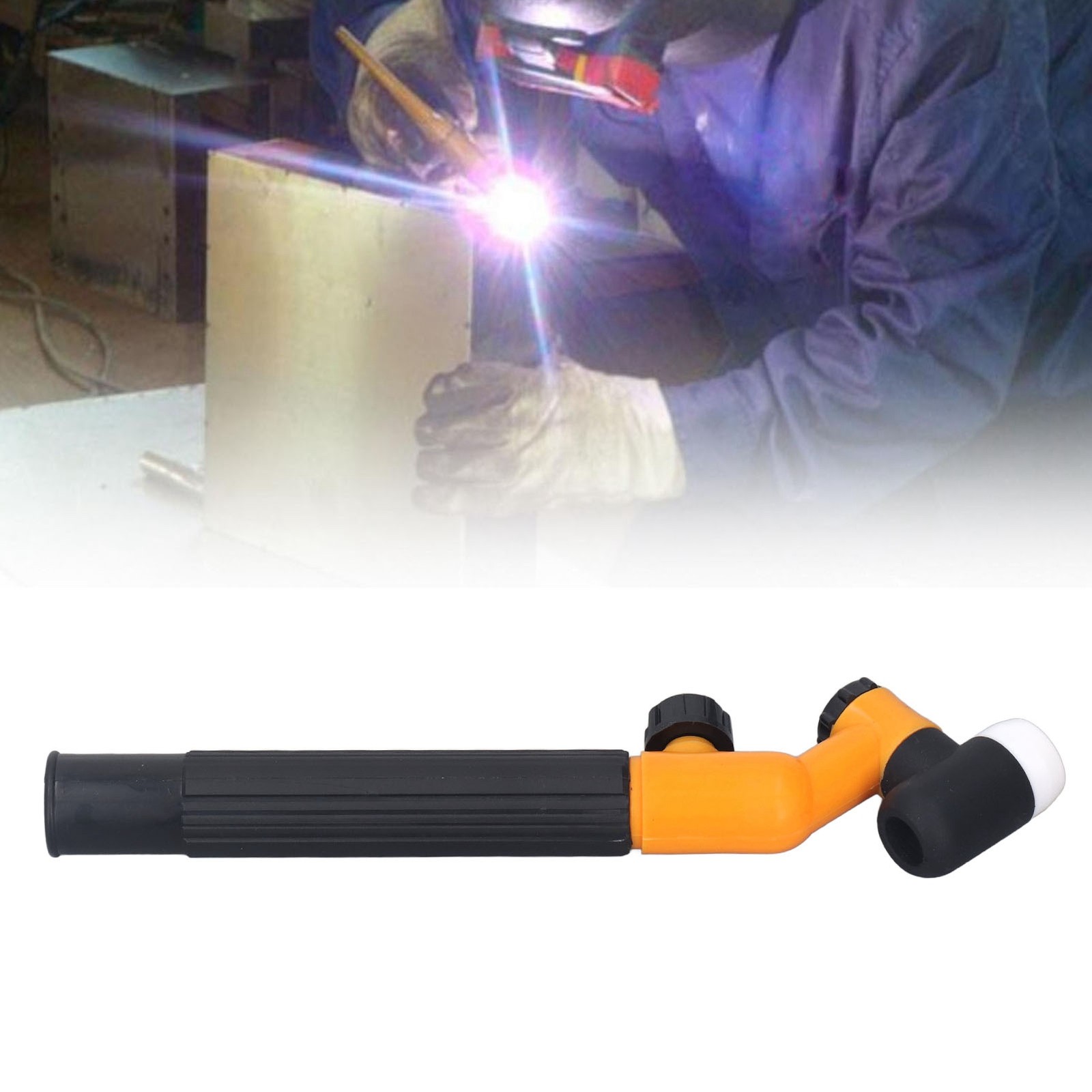 Welding Torch Head One Handed Operation Air Cooled TIG Torch Head Neck