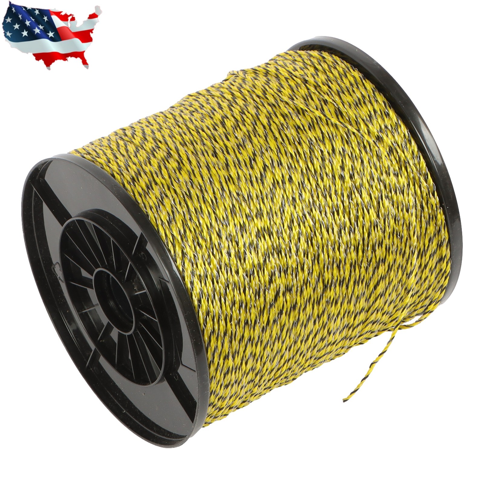 Electric Fence Wire, 3500Ft 1/8″ , Polywire fit for Portable Livestock Fencing