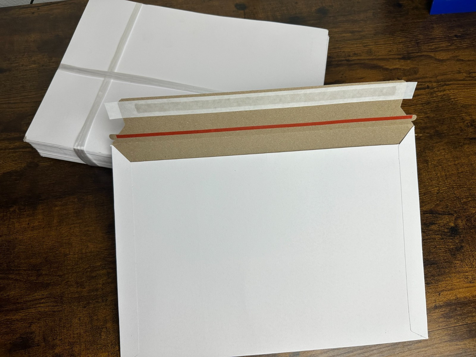 9″ x 12.5″ White Rigid Mailer, 250gsm, Photo Mailer, Cardboard Envelope,