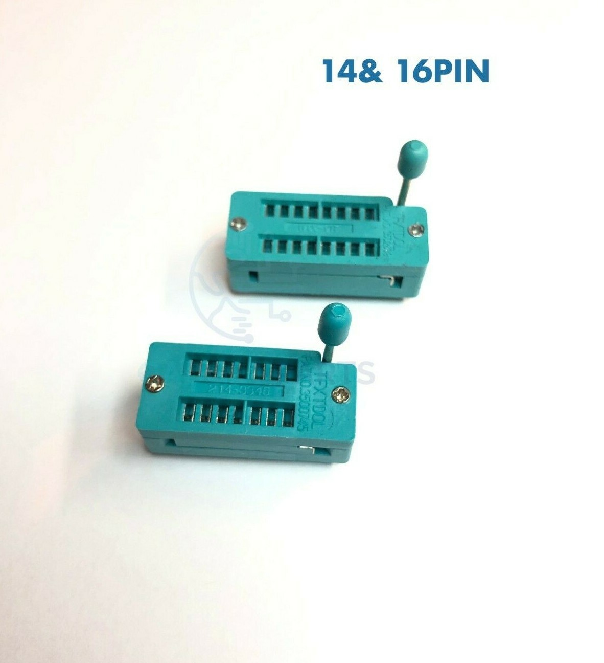 High Quality 14PIN& 16PIN 2.54mm ZIF ZIP IC Test DIP Board Socket Free Shipping