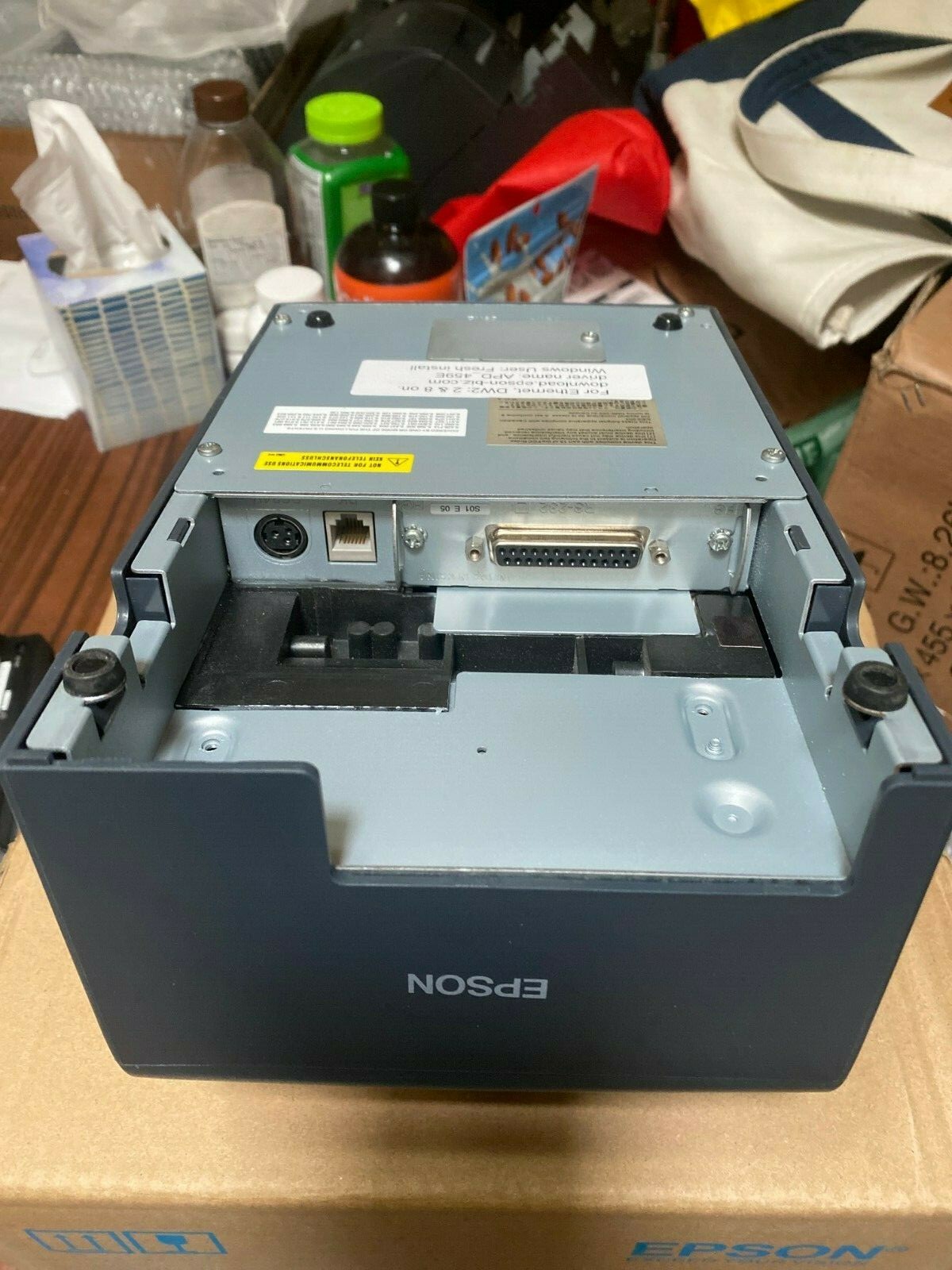 EPSON TM-U220B DB25 Serial KITCHEN POS PRINTER POWER SUPPLY Auto-Cut Aloha