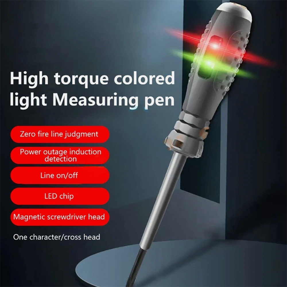 1/2Pc AC DC Non-Contact Voltage Tester Pen 12-220V Electric Volt Detector Sensor