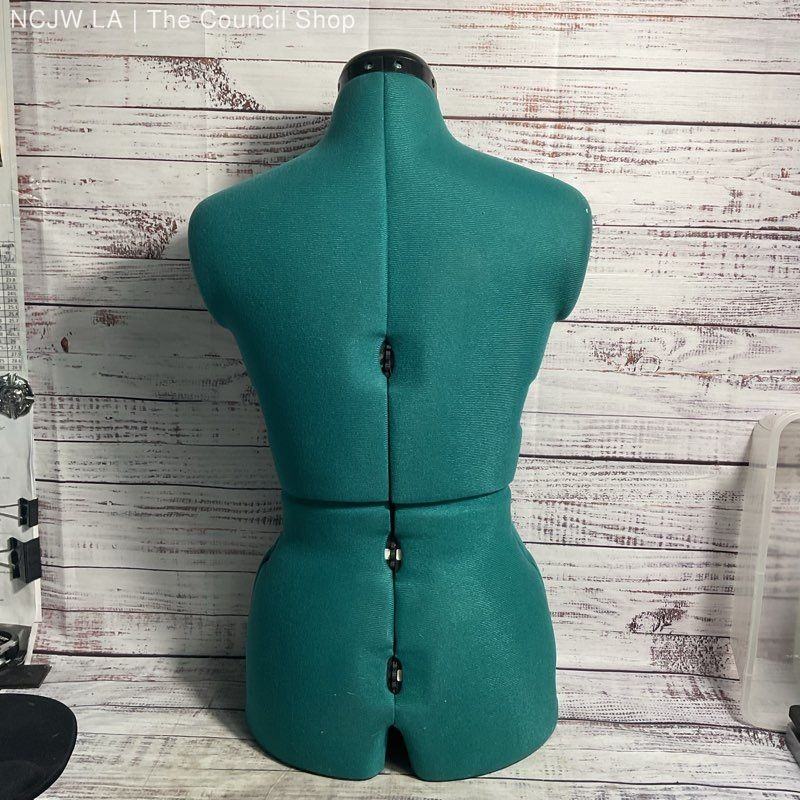 Dritz Sew You Adjustable Green Dress Form Body Only No Stand