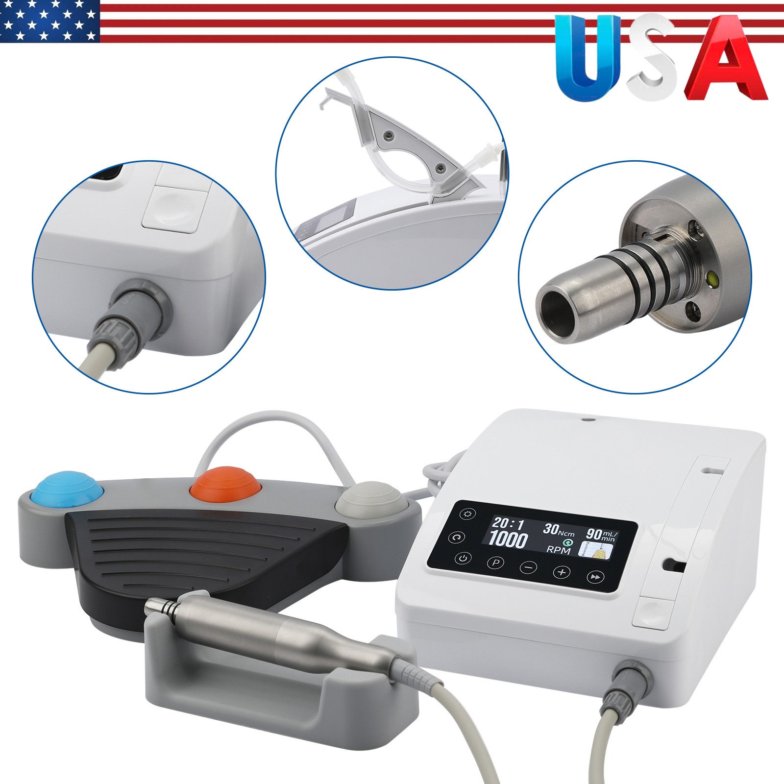 Dental Ultrasonic Scaler Handpiece Piezo HW-3H For Woodpecker/EMS