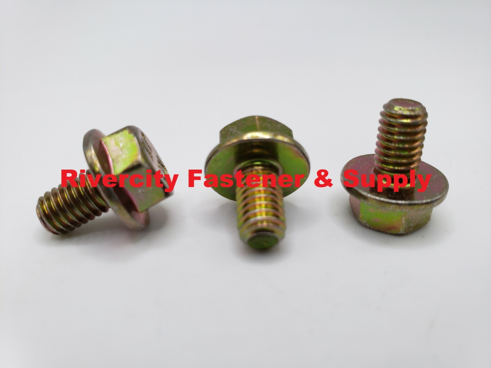 (25) M6-1.0x10mm Hex Head Flange Bolt / Screws 10.9 M6x1.0x10 M6x10mm ZY
