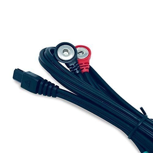 Compex Compatible Replacement Lead Wires, 4 Pack, with 3.5mm Snap connectors