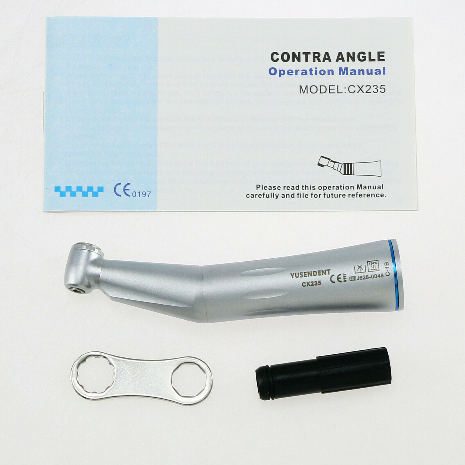 COXO YUSENDENT Dental Inner Water 1:1 Low Speed Contra Angle Handpiece CX235-1B
