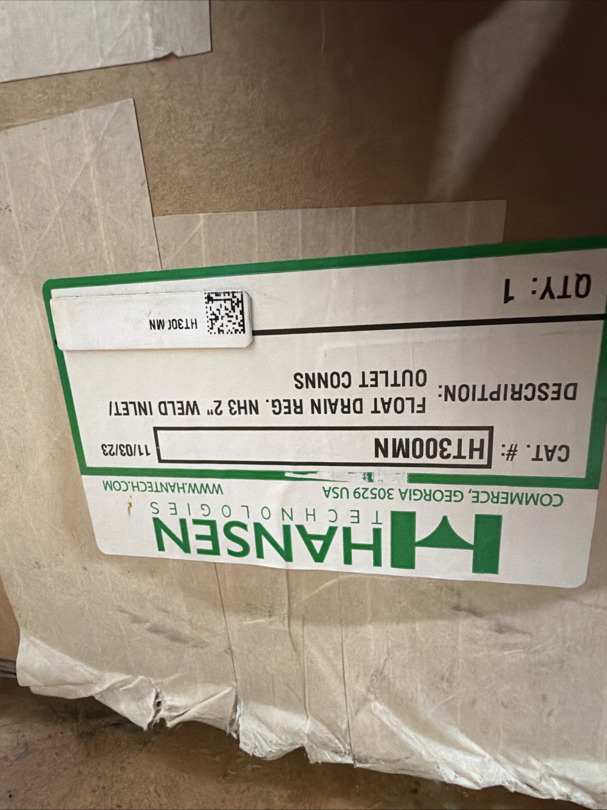 New Hansen HT300MN Float Drain Reg NH3 2″ Weld Inlet/Outlet Warranty 🇺🇸