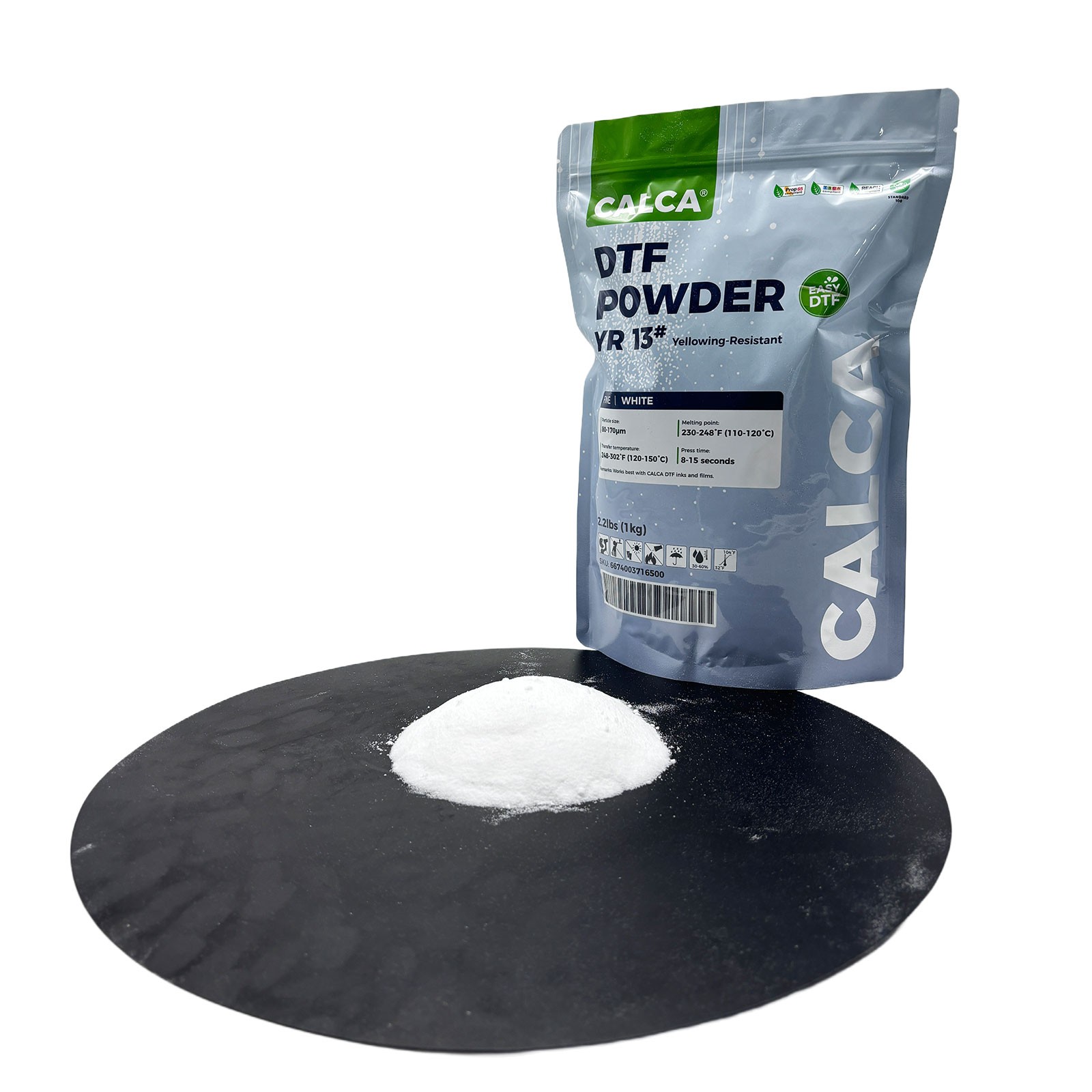 1kg / 2.2lbs YR13 Fabric Yellowing-Resistant Hot Melt Powder Fine White