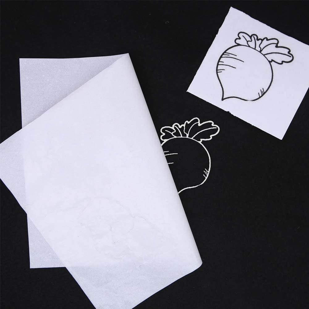 50 Sheets White Carbon Transfer Paper Tracing Copy Paper Idea for Wood