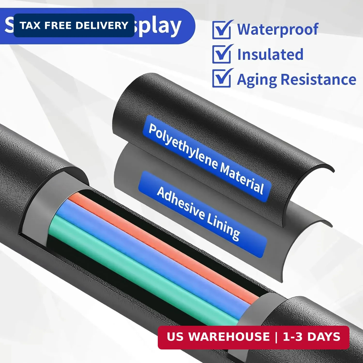 420 pcs Heat Shrink Tubing Kit, 3:1 Ratio Adhesive Lined, 7 Sizes Marine Wire Sh