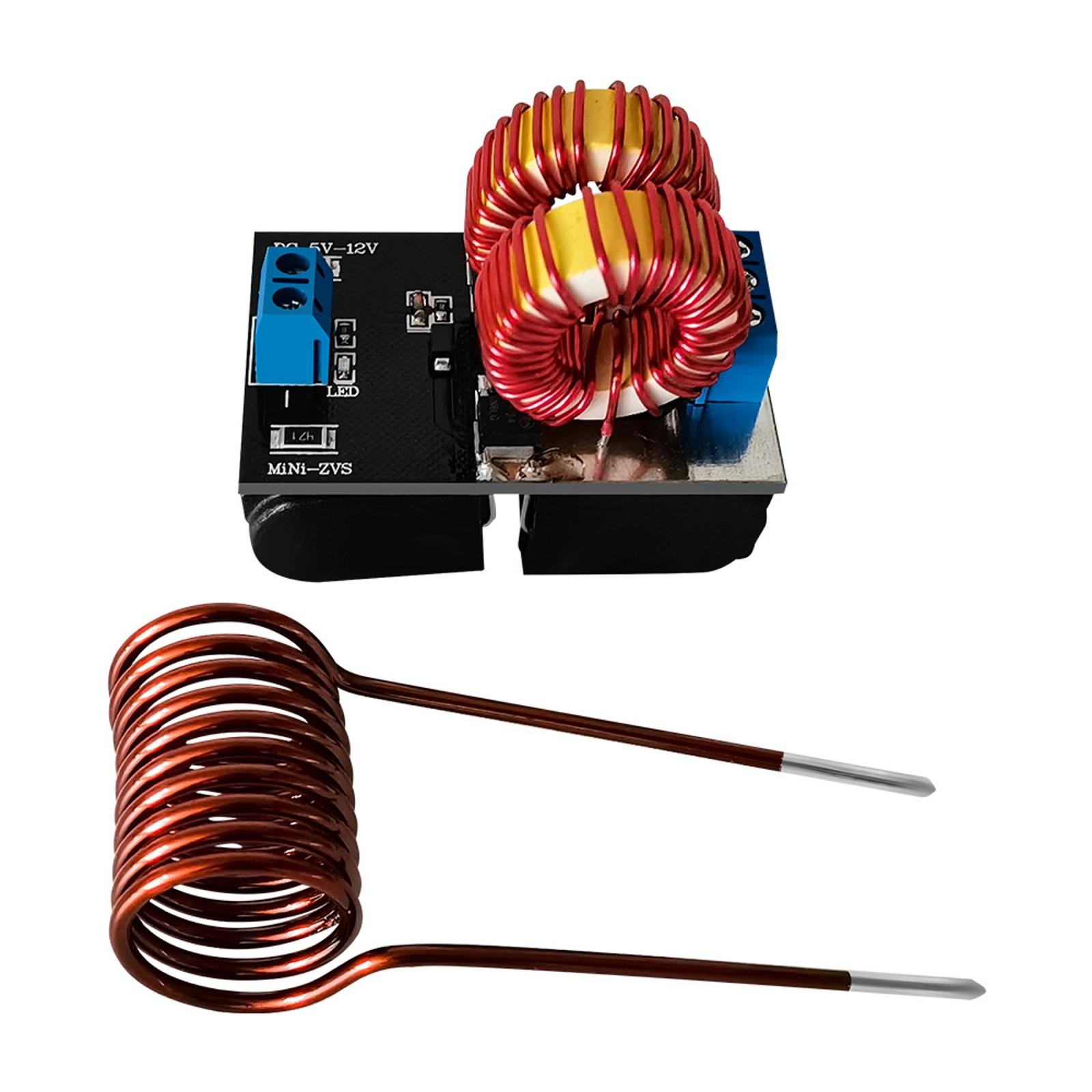 120W Mini ZVS Heating Machine DC 5-12.0V Input Voltage Induction Heater Module T
