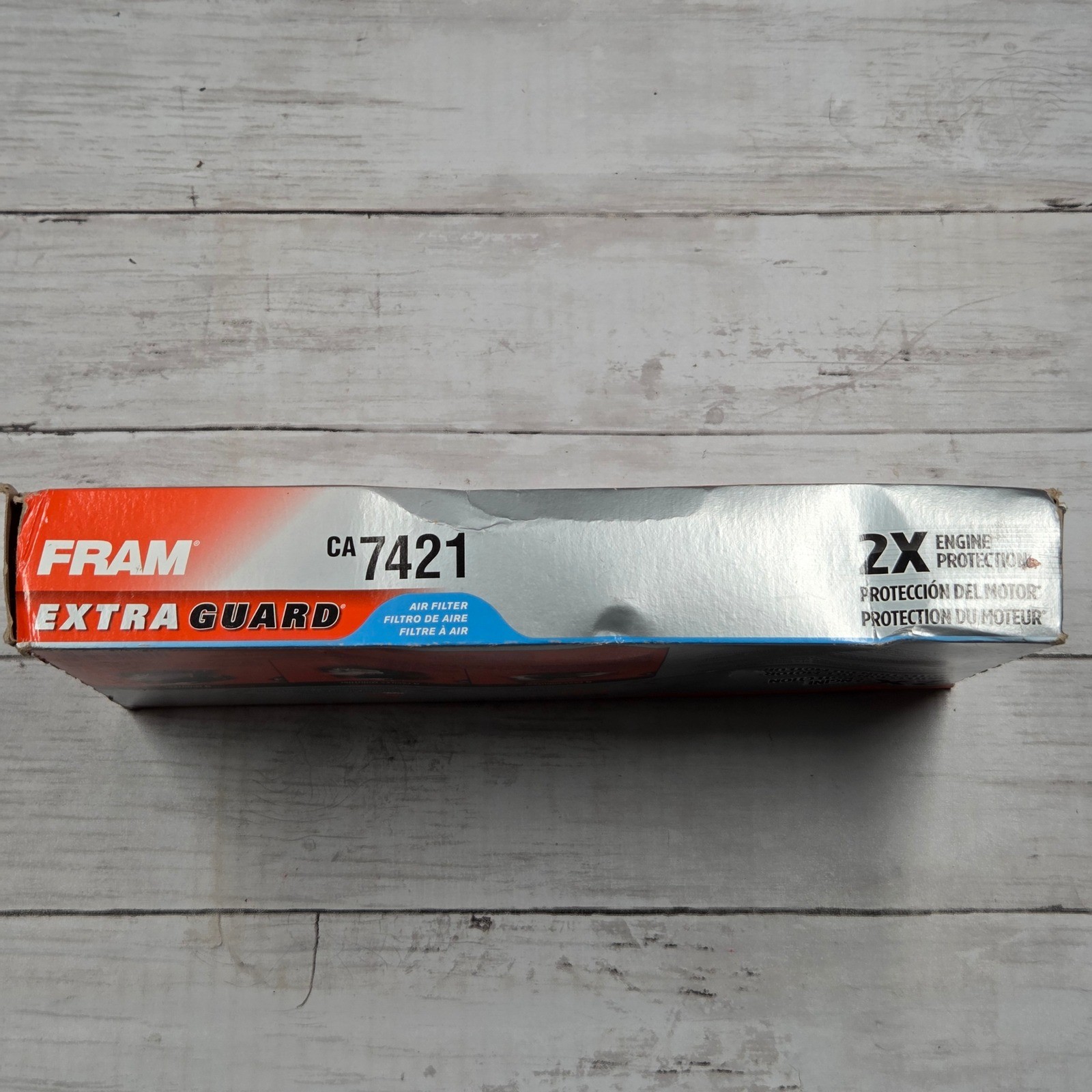FRAM Extra Guard CA7421 Engine Air Filter White Orange