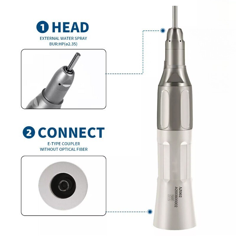 AZ Dental E-generator LED Fiber High Speed/Slow Low Speed Handpiece 4Hole/2Hole