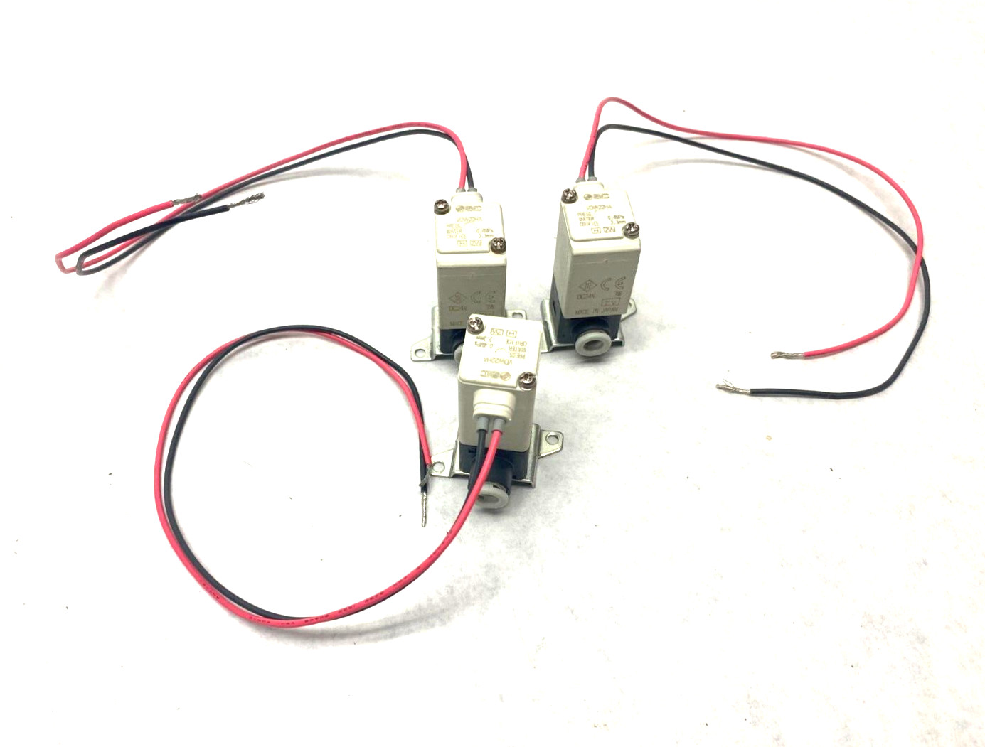 SMC VDW22HA Media Valve 2-Way Lot of 3