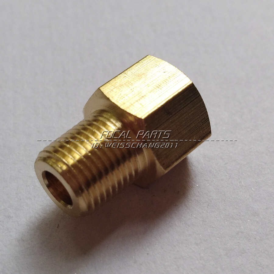 1/8″ NPT Male to 1/8″ BSPT BSP Female Gauge Sensor Adapter Reducer M692