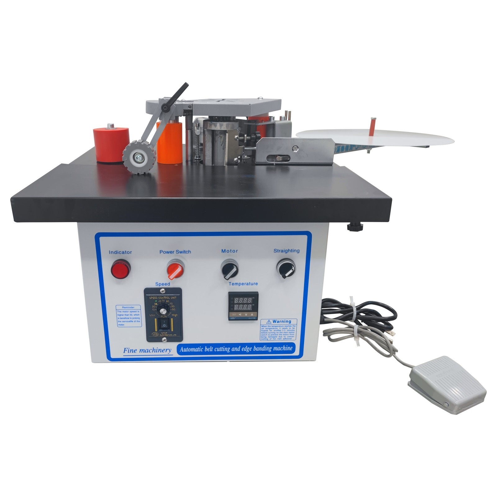 110V Auto Edge Banding Machine for Curved Straight Line 0-6/Min Small Type