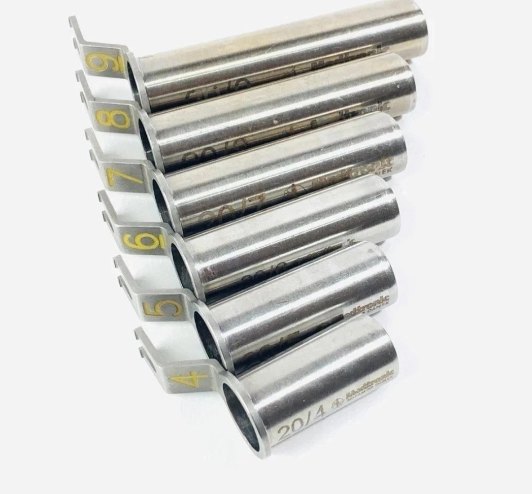 Medtronic Sofamor Danek METRx Tubular Retractor Set of 6 | 20mm x 4-9cm | Bevele