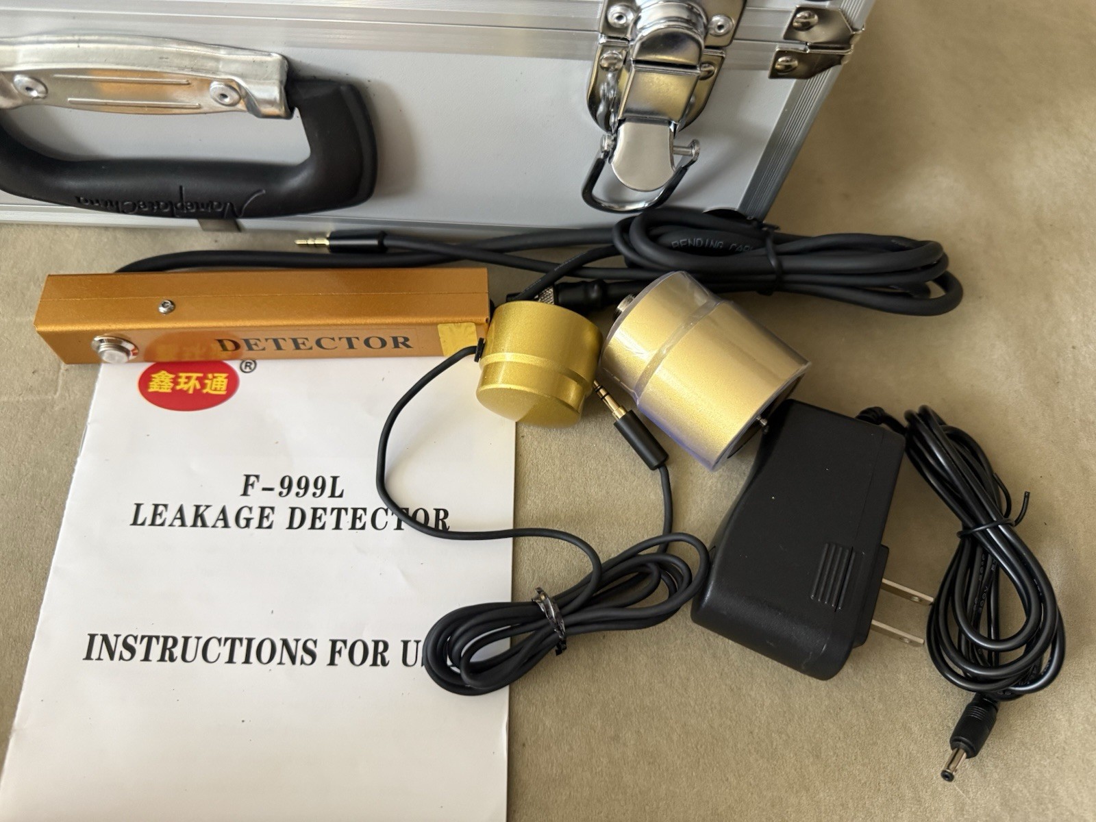 Underground Water Leak Detector F-999L – Two Size Sensors Precise Positioning