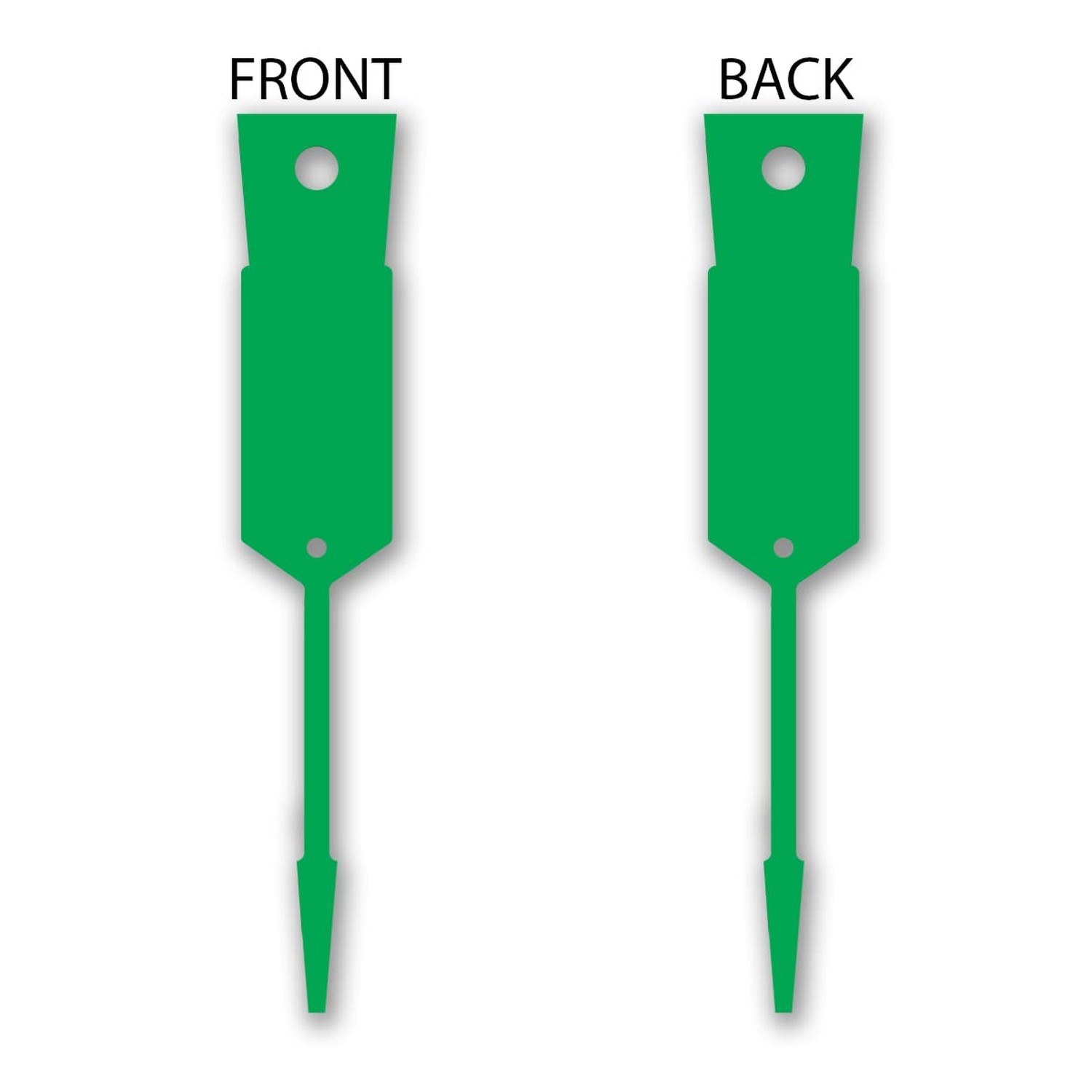 Green Self-Locking Arrow Key Tags (1,000 per Pack) Size 4 1/2″ X 3/4″ (Green)