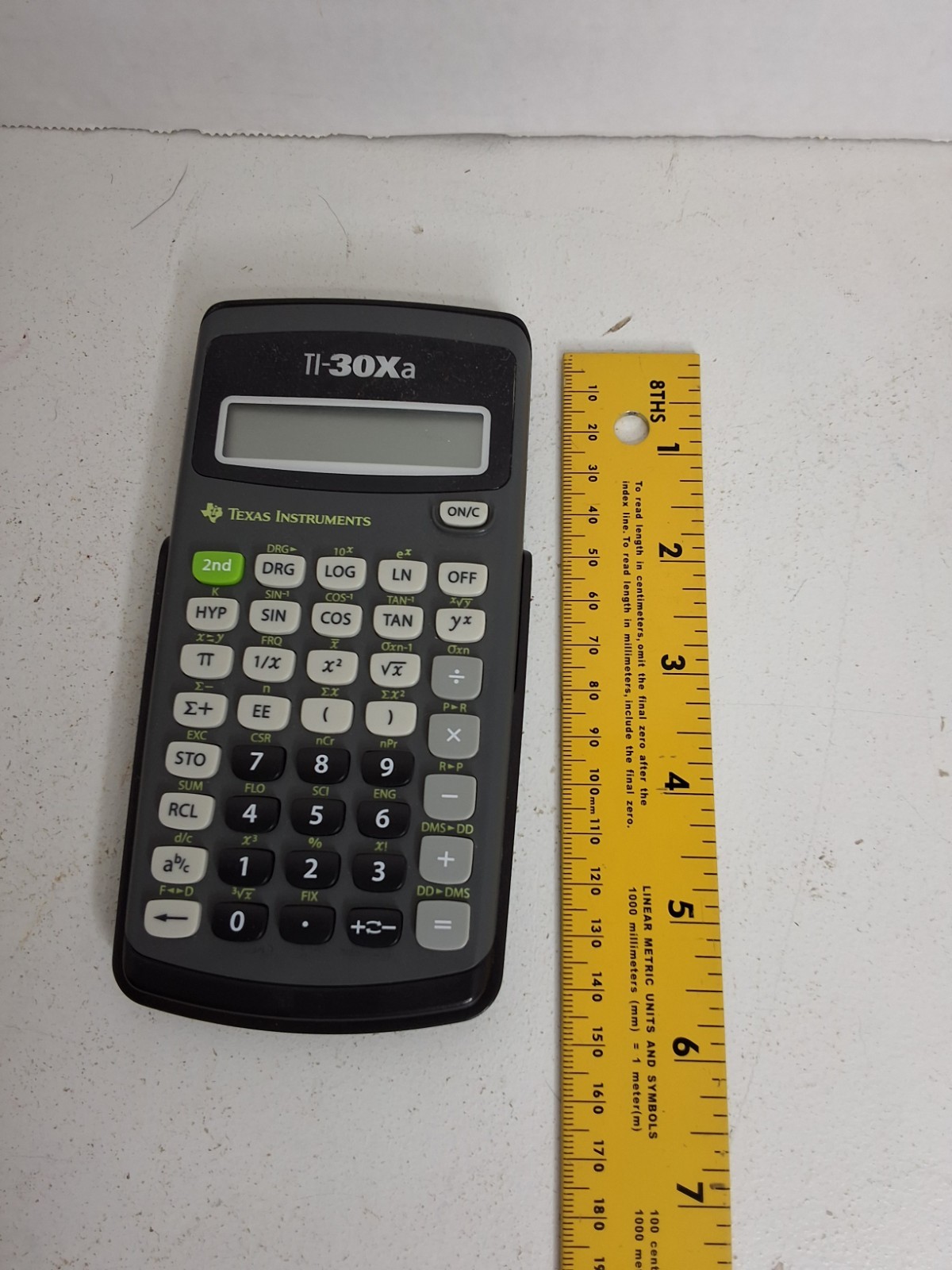 Texas Instruments TI-30XA Scientific Calculator Black Digital Display Handheld