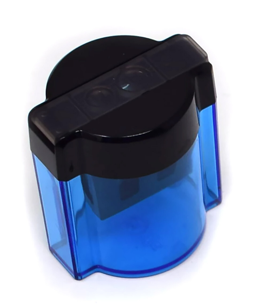 Staedtler 2 Hole Pencil Sharpener With Receptacle Blue New 5 Sharpeners